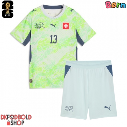 Schweiz Ricardo Rodriguez #13 Udebanesæt Børn VM 2026 Kort ærmer (+ korte bukser)